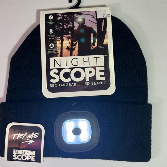 NWT Night Scope Rechargeable LED Beanie - Picture 4 of 6